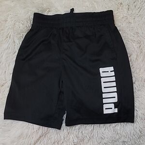 Puma, Boy's Black Shorts, Size 7/8